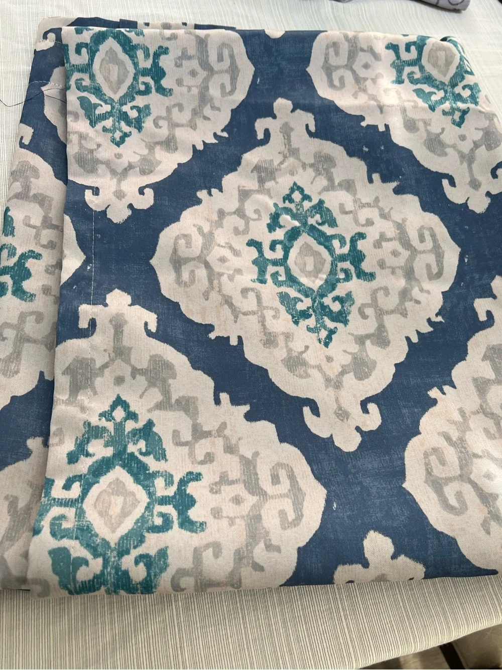 Blue and Teal Decorative curtains- Home Accents